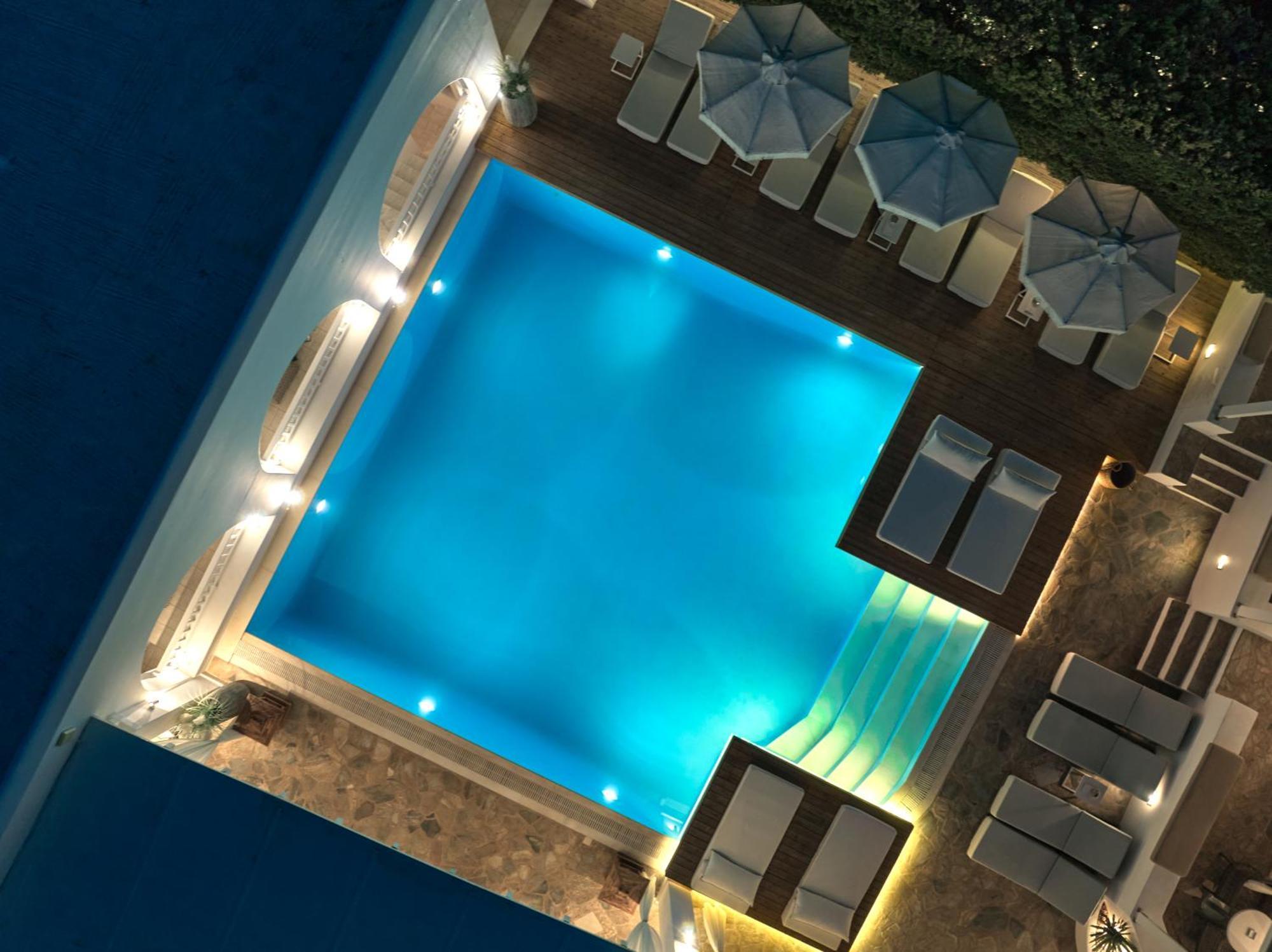 Stelia Mare Boutique Hotel Náousa Exterior foto